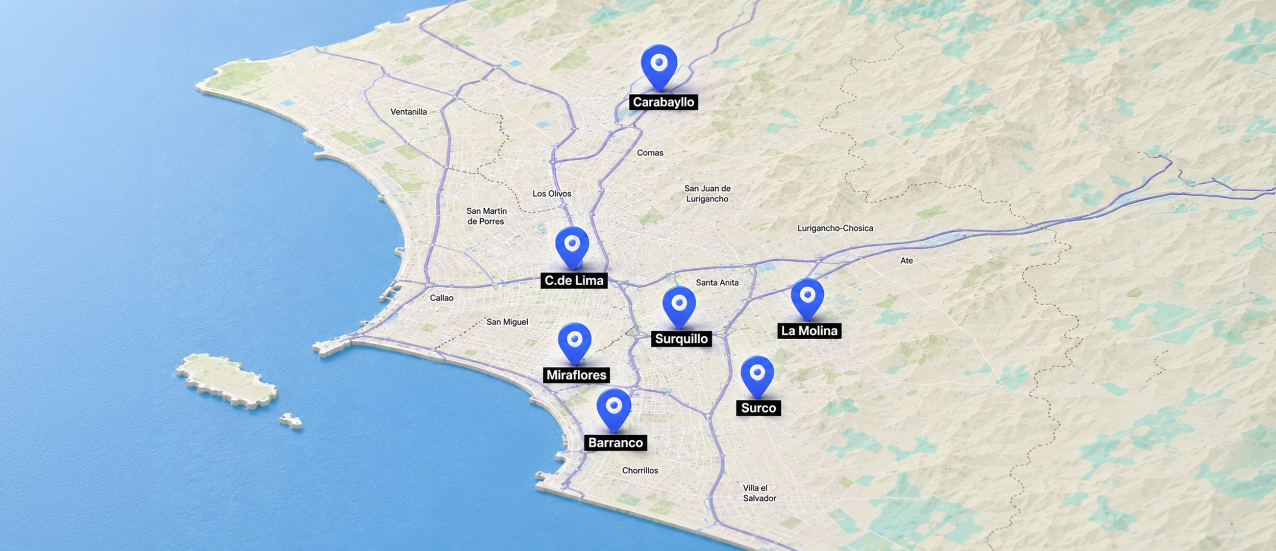 Mapa de proyectos